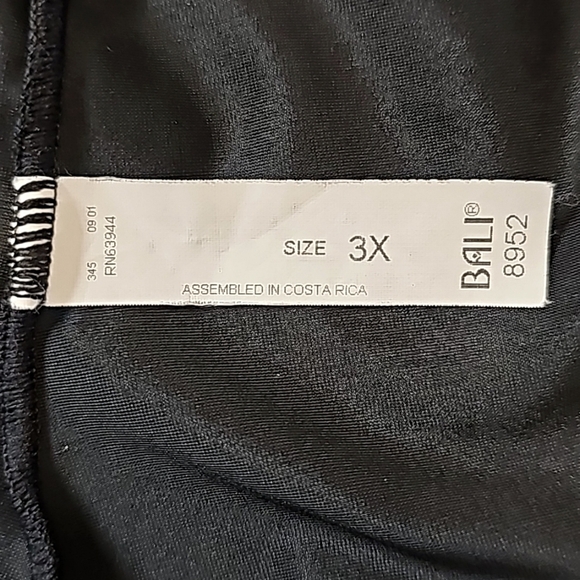 Vtg Body By Bali Thigh Slimmer Moderate Control Shapewear 3XL Style 8952 - Picture 3 of 6